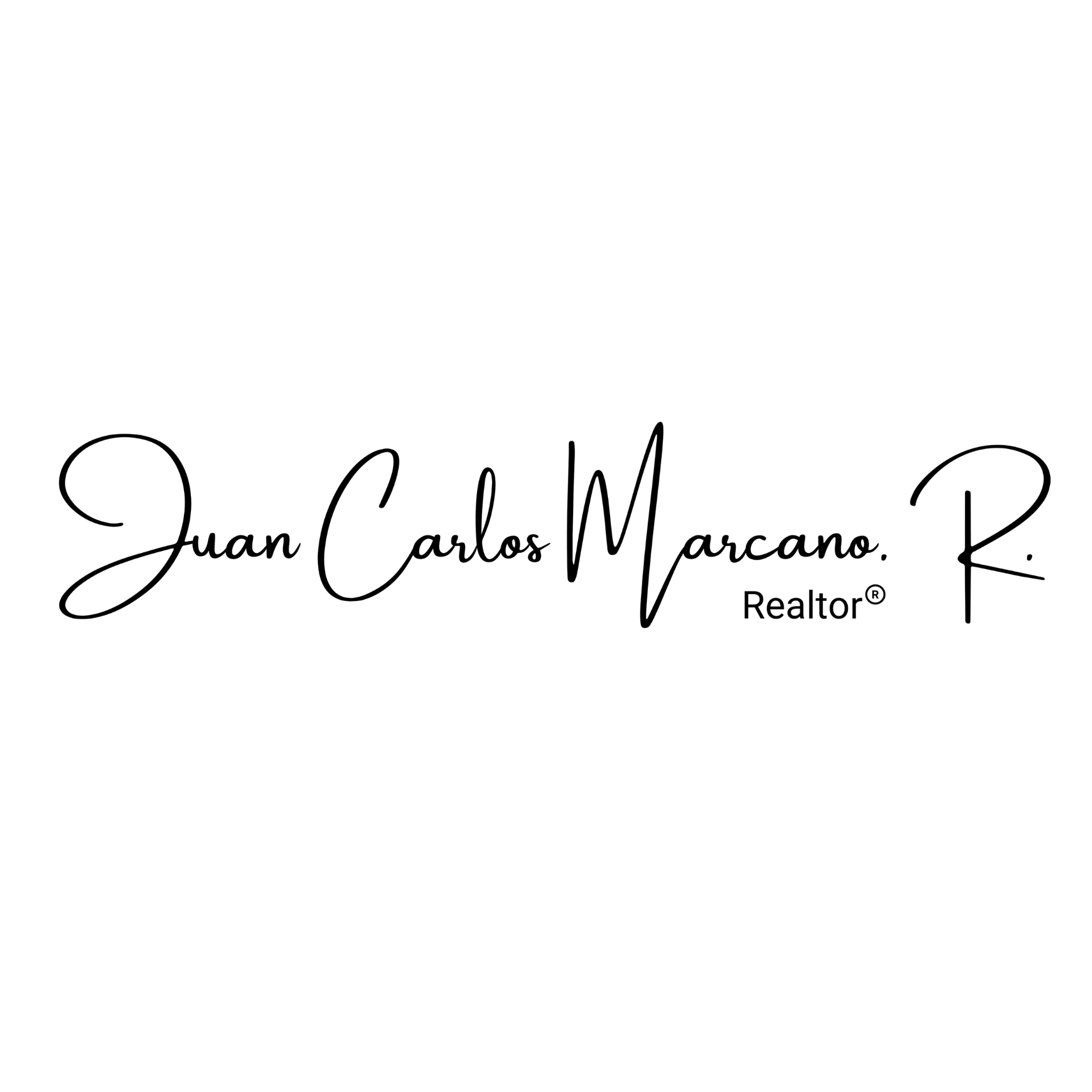 Juan Carlos Marcano REALTOR signature logo